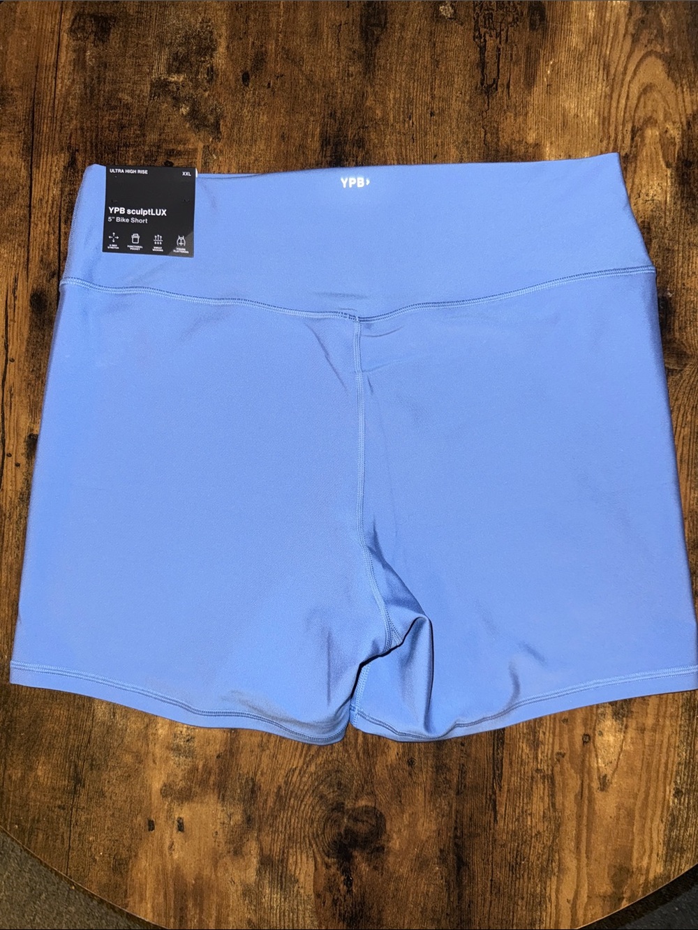 Abercrombie & Fitch Women's Light Blue Bike Shorts